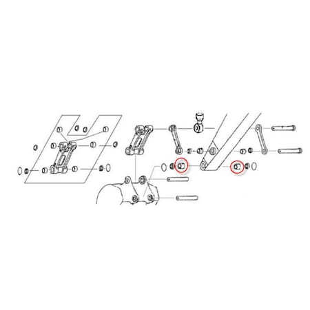 Aic Replacement Parts 4196105 Bushing Dipper at bucket Fits HITACHI  EX150, EX160 4196105-PVE